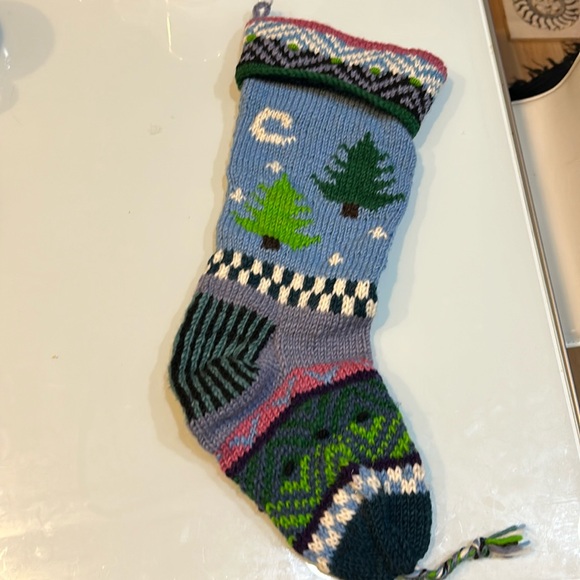 Gorgeous wool Christmas stocking stuffer handmade in Nepal - Picture 1 of 11